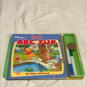 Offer $7🐞 Disney Pooh ABC fun my wipe off book